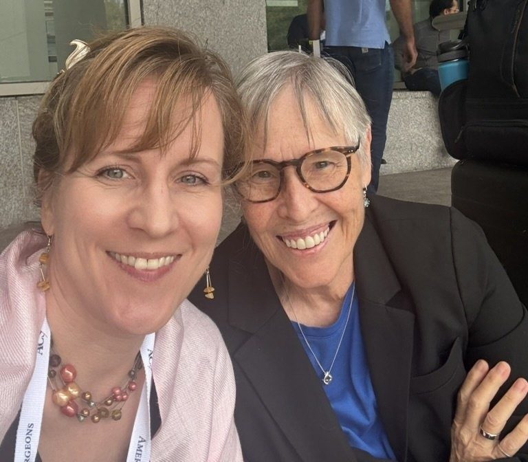 Heather with Dr. Mary Brandt at the 2026 ACS Clinical Congress